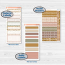 Summer or Fall Floral Kit | 7x9 Erin Condren Daily Duo Planner Kit Stickers | Eloise | KIT-399-M