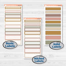 Summer or Fall Floral Kit | 7x9 Plum Daily Planner Kit Stickers | Eloise | KIT-399-P