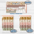 Summer or Fall Floral Kit | Laurel Denise Standard Vertical & Horizontal Planner Kit Stickers | Eloise | KIT-399-Q