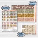 Summer or Fall Floral Kit | Laurel Denise Standard Vertical & Horizontal Planner Kit Stickers | Eloise | KIT-399-Q