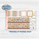 Summer or Fall Floral Kit | Laurel Denise Softbound Monthly Planner Sticker Kit | Vertical & Horizontal | Eloise | KIT-399-QA