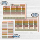 Summer or Fall Floral Kit | Laurel Denise Portrait Planner Kit Stickers | Eloise | KIT-399-R