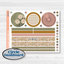 Summer or Fall Floral Kit | A5 Plum Monthly & Dashboard Planner Kit Stickers | Eloise | KIT-399-S