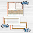 Summer or Fall Floral Kit | A5 Plum Monthly & Dashboard Planner Kit Stickers | Eloise | KIT-399-S