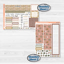 Summer or Fall Floral Kit | A5 Plum Monthly & Dashboard Planner Kit Stickers | Eloise | KIT-399-S