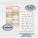 Summer or Fall Floral Kit | 7x9 Plum Monthly & Dashboard Planner Kit Stickers | Eloise | KIT-399-T