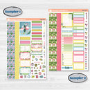 Flamingos Kit | Weekly Sticker Kit for Vertical Planners like Erin Condren | Flamboyance | KIT-400-A