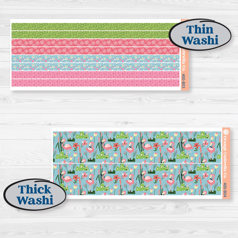 Flamingos Kit | Weekly Add-On Planner Kit Stickers | Flamboyance | KIT-400-B