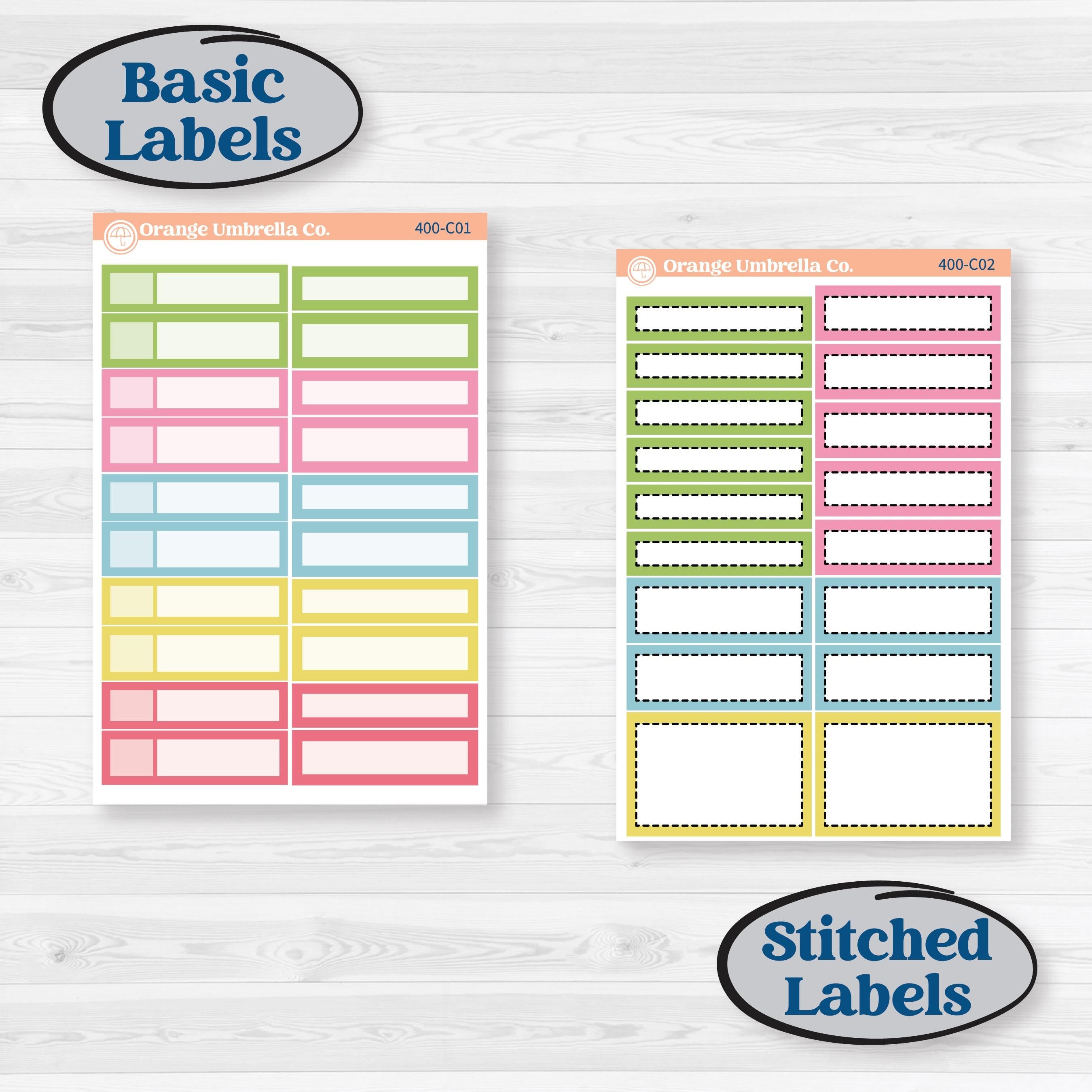 Flamingos Kit | Weekly Add-On Labels Planner Kit Stickers | Flamboyance | KIT-400-C