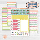 Flamingos Kit | A5 Compact Vertical Planner Kit Stickers for Erin Condren | Flamboyance | KIT-400-G