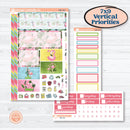 Flamingos Kit | Plum Vertical Priorities 7x9 Planner Kit Stickers | Flamboyance | KIT-400-J