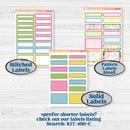 Flamingos Kit | A5 Daily Duo Planner Kit Stickers | Flamboyance | KIT-400-L