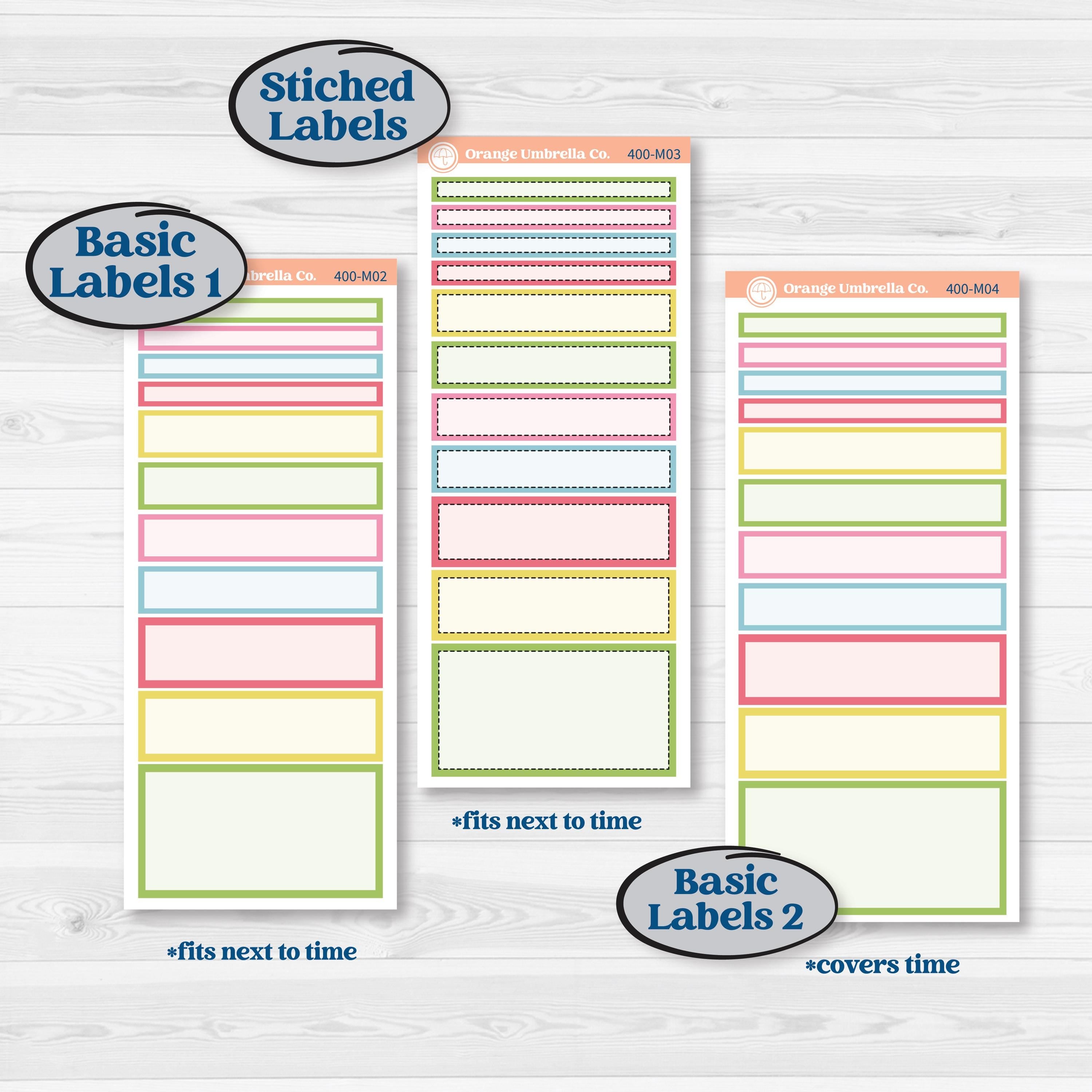 Flamingos Kit | 7x9 Erin Condren Daily Duo Planner Kit Stickers | Flamboyance | KIT-400-M
