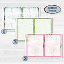 Flamingos Kit | 7x9 Erin Condren Daily Duo Planner Kit Stickers | Flamboyance | KIT-400-M