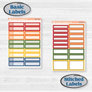 Summer or Autumn Bird Kit | Weekly Add-On Labels Planner Kit Stickers | Whimsical Birds | KIT-401-C