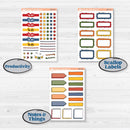 Summer or Autumn Bird Kit | Weekly Add-On Labels Planner Kit Stickers | Whimsical Birds | KIT-401-C