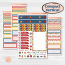 Summer or Autumn Bird Kit | A5 Compact Vertical Planner Kit Stickers for Erin Condren | Whimsical Birds | KIT-401-G