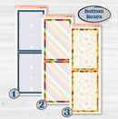 Summer or Autumn Bird Kit | A5 Daily Duo Planner Kit Stickers | Whimsical Birds | KIT-401-L