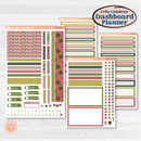Tropical Summer Kit | Erin Condren Weekly Dashboard Planner Kit Stickers | Borneo | KIT-395-HA