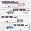 Ice Cream Celestial Kit | Weekly Sticker Kit for Vertical Planners like Erin Condren | Scoops Of Jupiter | KIT-402-A