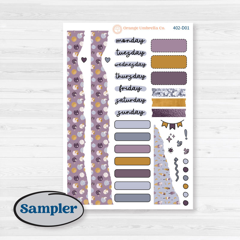 Ice Cream Celestial Kit | Journaling Kit Planner Stickers | Scoops of Jupiter | KIT-402-D