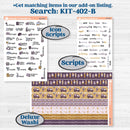 Ice Cream Celestial Kit | Hobonichi Cousin Weekly & Daily Planner Kit Stickers | Scoops of Jupiter | KIT-402-E