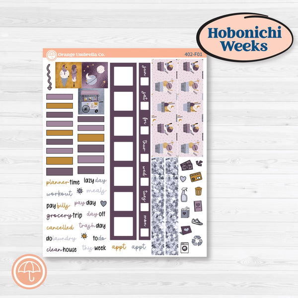 Ice Cream Celestial Kit | Hobonichi Weeks Weekly Planner Kit Stickers | Scoops of Jupiter | KIT-402-F