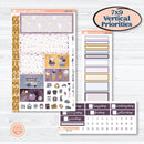 Ice Cream Celestial Kit | Plum Vertical Priorities 7x9 Planner Kit Stickers | Scoops of Jupiter | KIT-402-J
