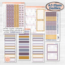 Ice Cream Celestial Kit | A5 Plum Daily Planner Kit Stickers | Scoops of Jupiter | KIT-402-N