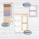 Ice Cream Celestial Kit | A5 Plum Daily Planner Kit Stickers | Scoops of Jupiter | KIT-402-N