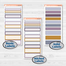 Ice Cream Celestial Kit | 7x9 Plum Daily Planner Kit Stickers | Scoops of Jupiter | KIT-402-P