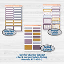 Ice Cream Celestial Kit | 7x9 Plum Daily Planner Kit Stickers | Scoops of Jupiter | KIT-402-P