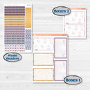 Ice Cream Celestial Kit | 7x9 Plum Daily Planner Kit Stickers | Scoops of Jupiter | KIT-402-P