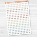 Asterisk Icon Planner Stickers | Micro Color Coding Labels | B-129