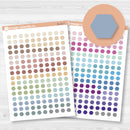 Hexagon - Tiny Planner Stickers | Clear Matte | B-125-CM