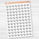 Sticky Note Icon Planner Stickers | Micro Functional Icons | I-156