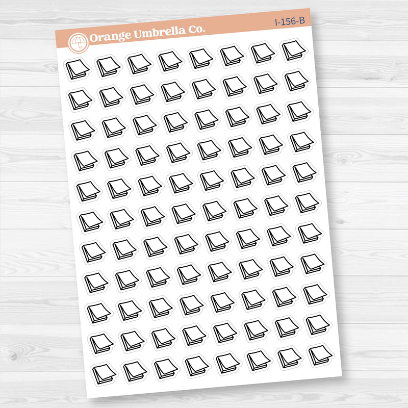 Sticky Note Icon Planner Stickers | Micro Functional Icons | I-156