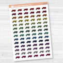 School Bus Icon Planner Stickers | School Related Icons | I-157