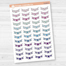 Pennant Banner Planner Deco | Decorative Planner Stickers | D-369