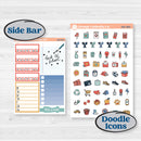 Back to School Kit | Weekly Add-On Planner Kit Stickers | First Day Back | KIT-398-B