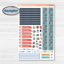 Back to School Kit | 7x9 Compact Vertical Planner Kit Stickers | First Day Back | KIT-398-H