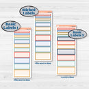 Back to School Kit | A5 Daily Duo Planner Kit Stickers | First Day Back | KIT-398-L
