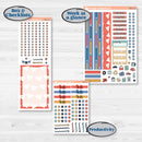 Back to School Kit | A5 Daily Duo Planner Kit Stickers | First Day Back | KIT-398-L