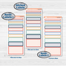 Back to School Kit | 7x9 Erin Condren Daily Duo Planner Kit Stickers | First Day Back | KIT-398-M