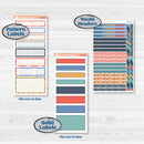 Back to School Kit | 7x9 Erin Condren Daily Duo Planner Kit Stickers | First Day Back | KIT-398-M