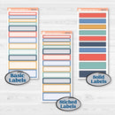 Back to School Kit | 7x9 Plum Daily Planner Kit Stickers | First Day Back | KIT-398-P