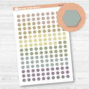 Hexagon - Tiny Planner Stickers | Bouquet | 2025 & 2026 Colors | BQ-006