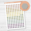 Hexagon - Tiny Planner Stickers | Bouquet | 2025 & 2026 Colors | Clear Matte | BQ-006-CM