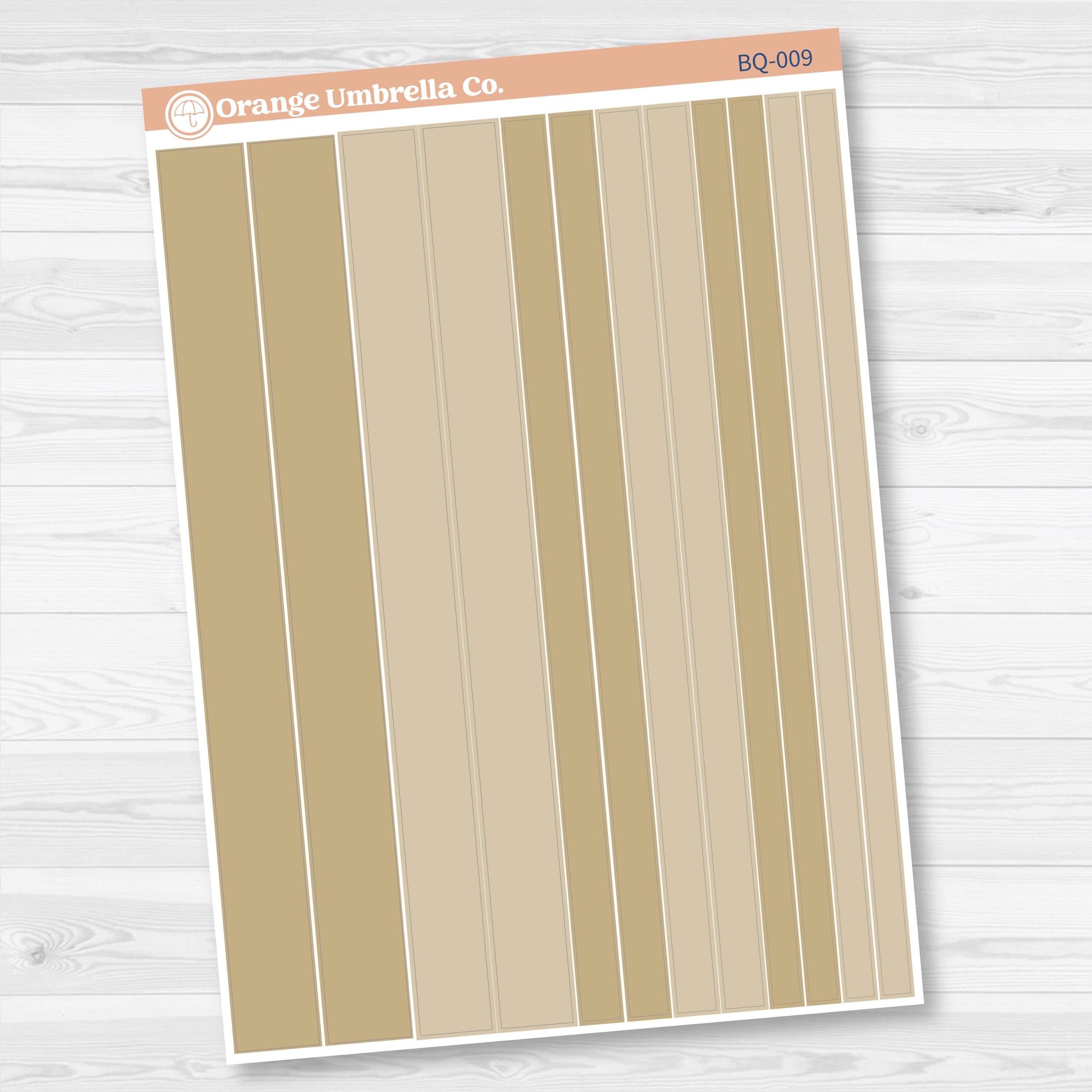 Washi Planner Stickers | Bouquet Jan-Dec | 2025-2026 Colors | BQ-008-BQ-013