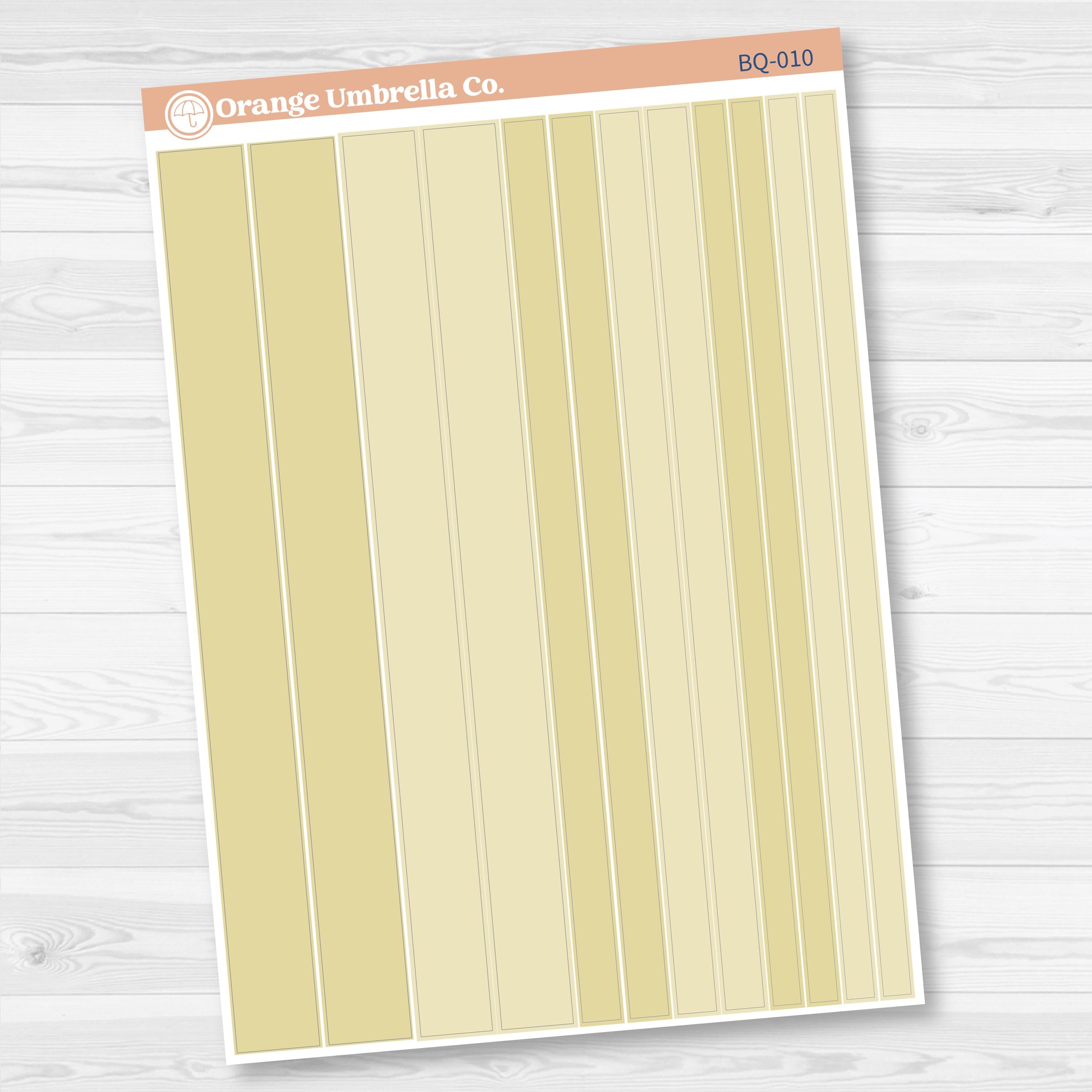 Washi Planner Stickers | Bouquet Jan-Dec | 2025-2026 Colors | BQ-008-BQ-013